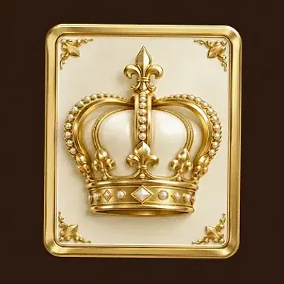 Crown emblem card — SuperSpin