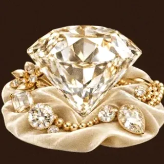 Faceted diamond gemstone — SuperSpin